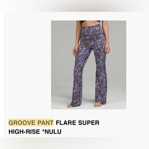groove flare super high rise Lululemon  Pants